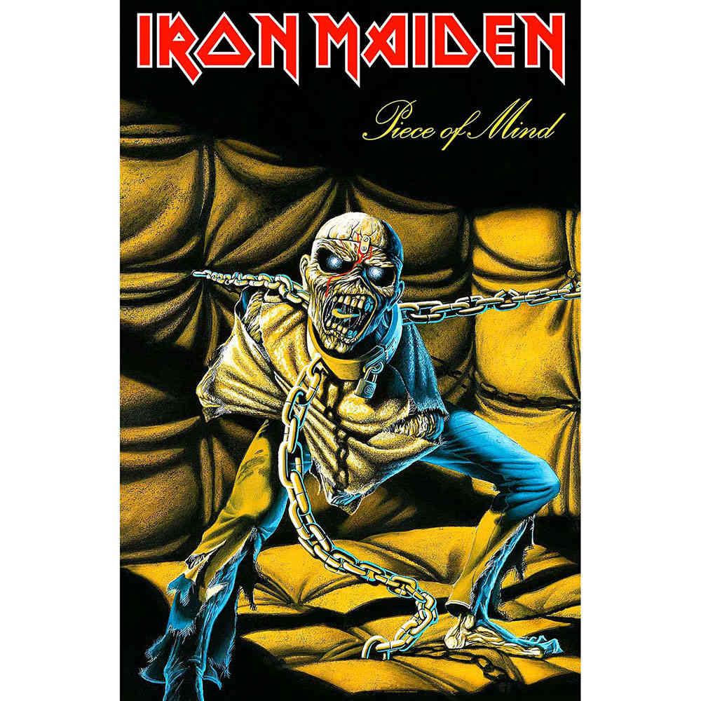 Iron Maiden - Piece Of Mind Textiel Poster - Multicolours